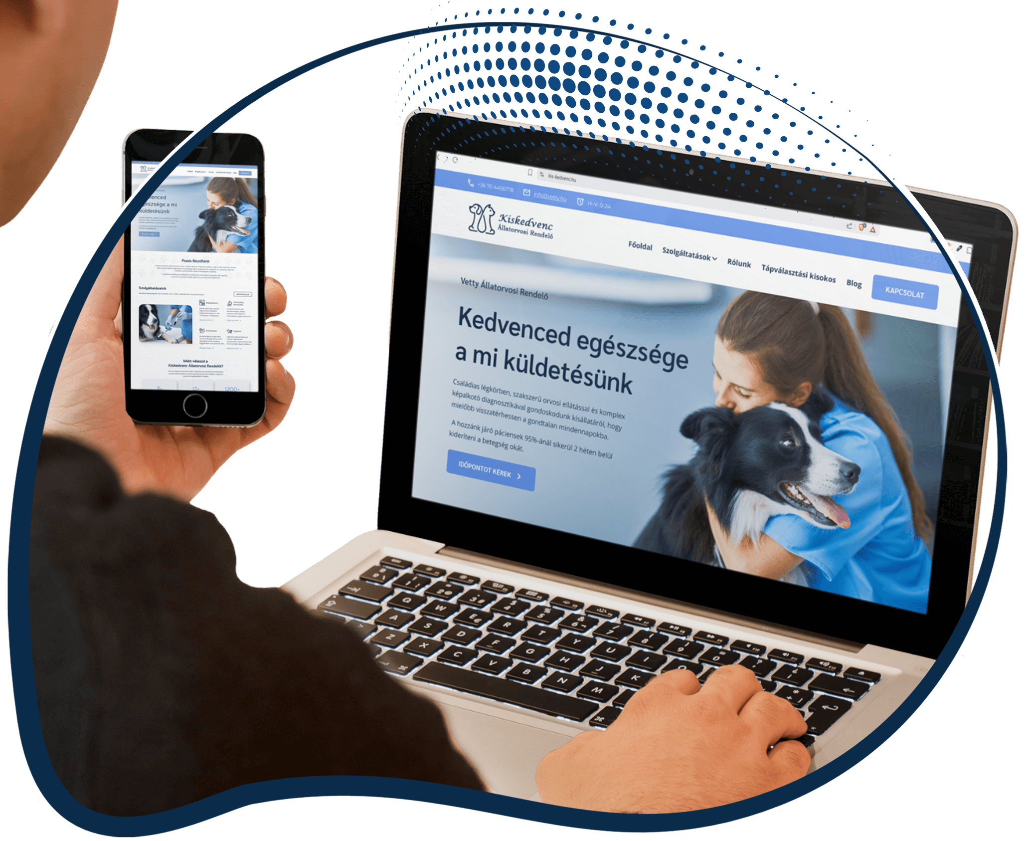 Kiskedvesnc Állatorvosi Rendelő reszponzív